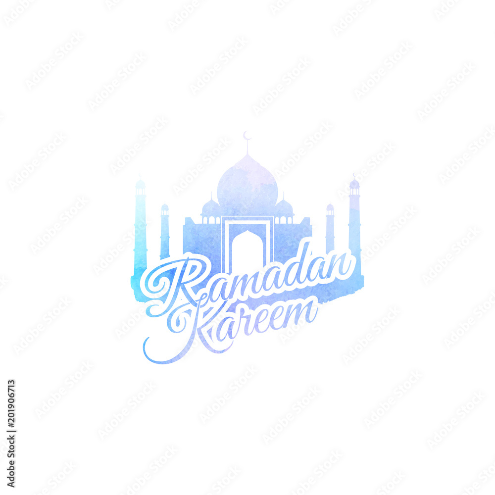 Ramadan Kareem. Eid Mubarak. Vector islamic illustration