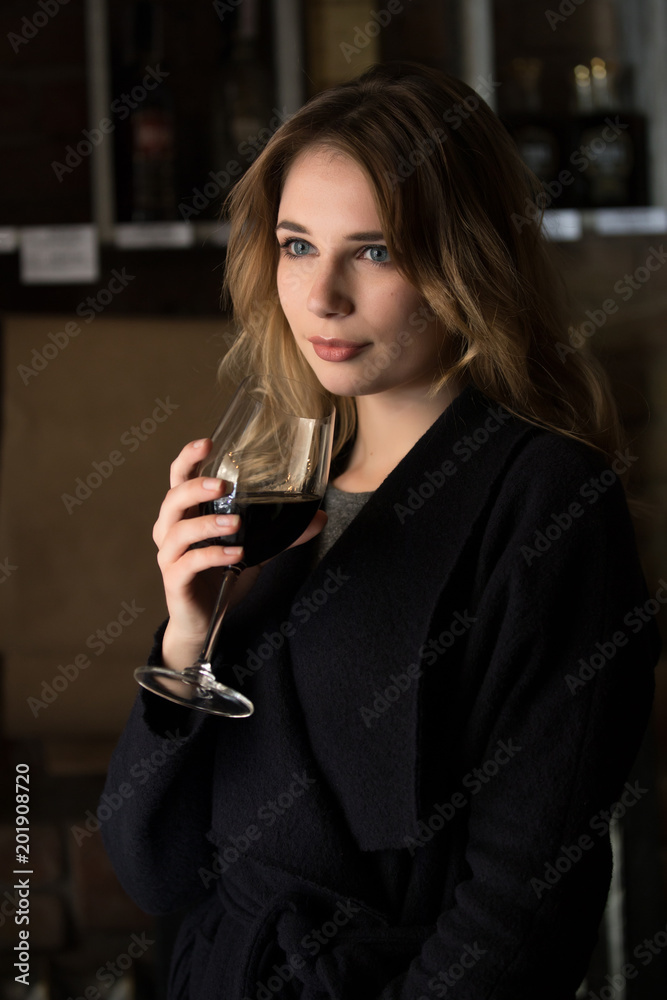 Woman holding wine glass Woman holding wine glass