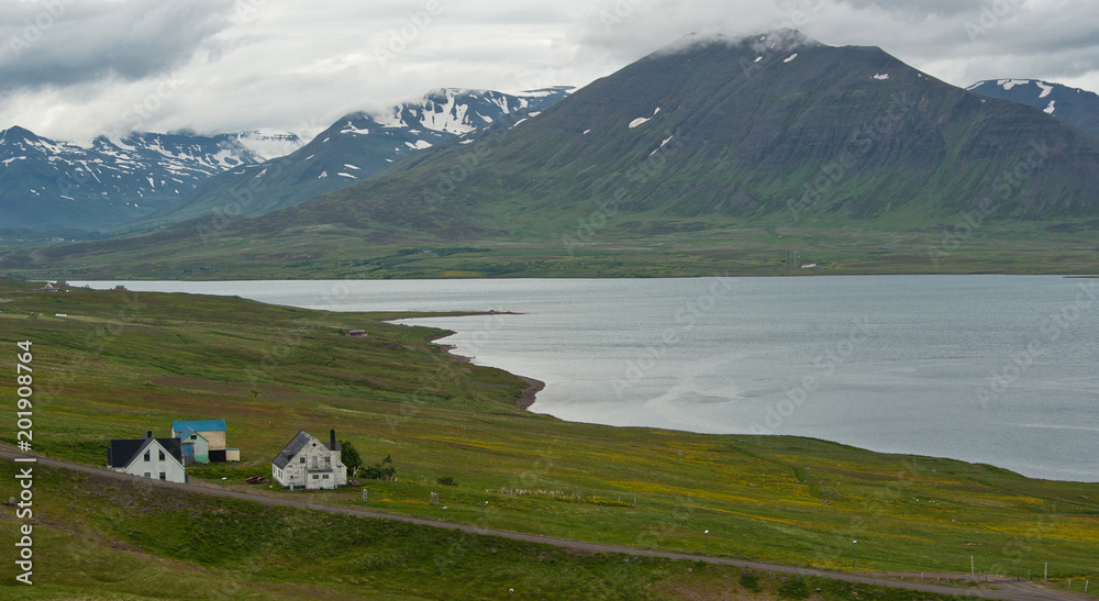 Fototapeta premium Eyjafjordur fjord, Iceland