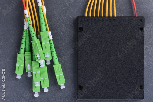 Fiber optic splitterr with SC connectors