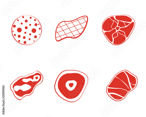 veal icon vector