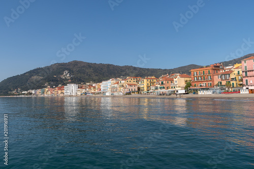 Italian Riviera. Seafront at the resort of Alassio © Dmytro Surkov
