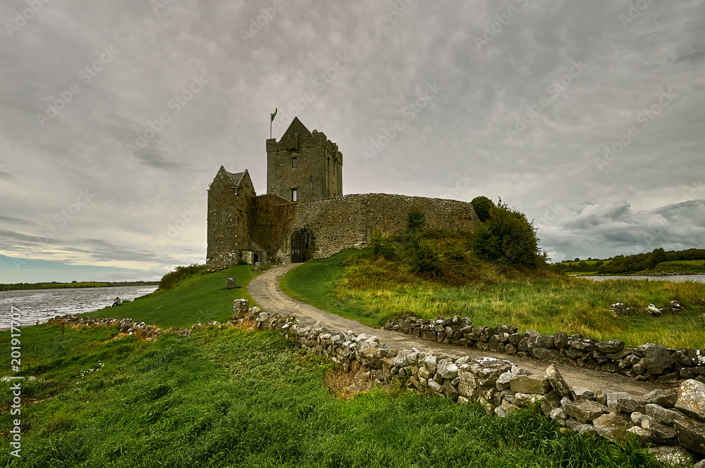 Dunguaire castle near Kinvarra in Co. Galway, Ireland, Europe