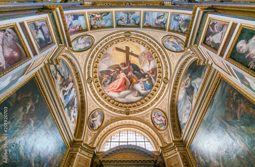 Obraz premium Chapel of the Passion, in the Church of the Jesus in Rome, Italy.