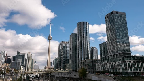 Wallpaper Mural Go Trains Travelling to Downtown Toronto Torontodigital.ca