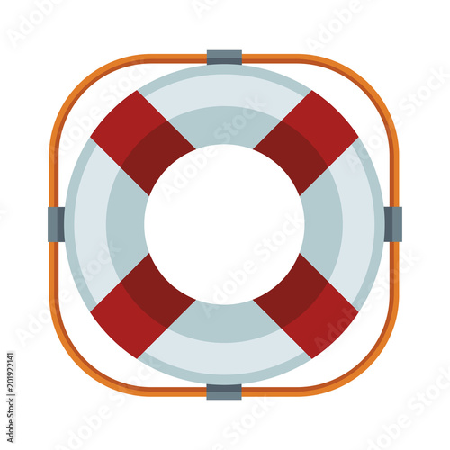 Float life saver vector illustration graphic design