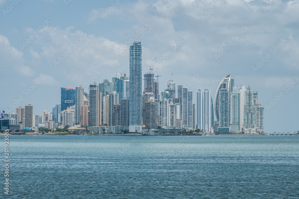 Skyscraper skyline - Panama City downtown Skyscraper skyline - Panama City downtown