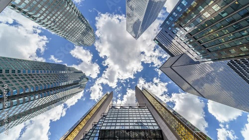 Toronto Financial District City Skyline Lookup