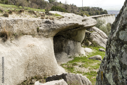 especially rock cave in Calabria