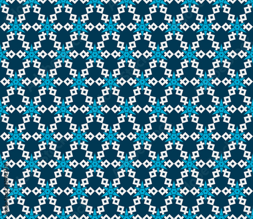 Seamless pattern decorative symmetries, ornament pattern vector illustration