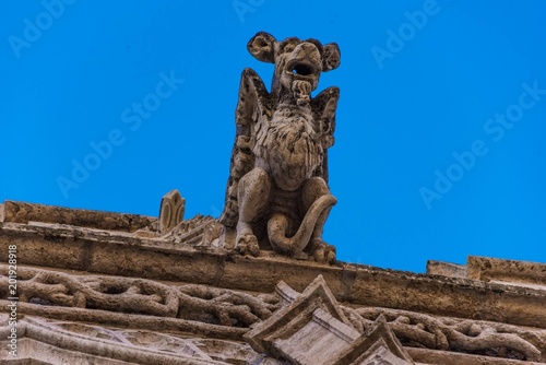Gotische Dachfigur Seidenbörse "Lonja de la Seda" Valencia