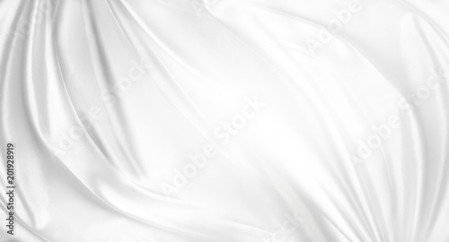 White silk fabric texture background