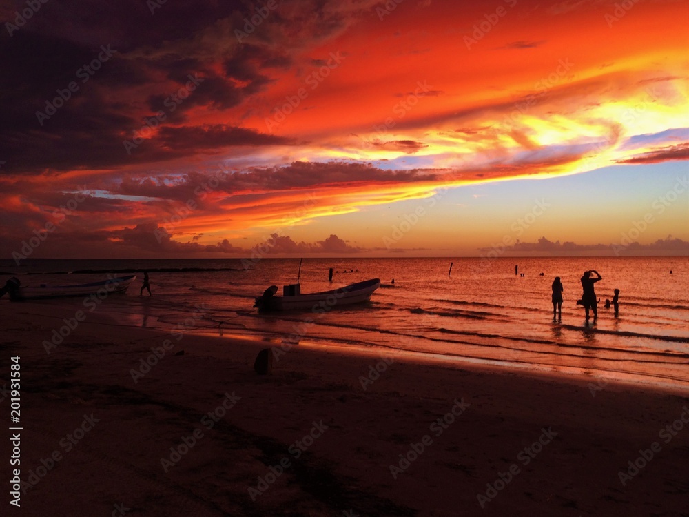 Holbox at Sunset