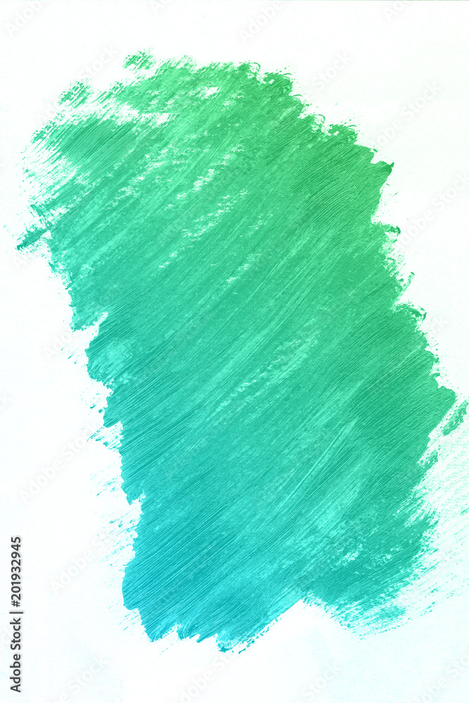 Green and blue watercolor paint background.