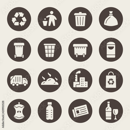 Garbage icons
