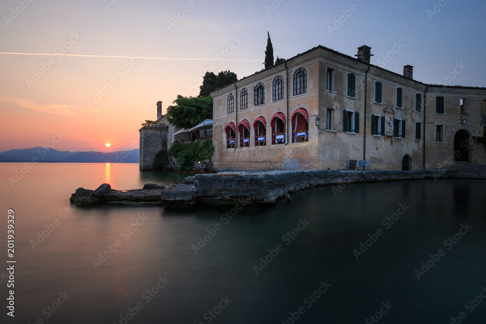 Punta San Vigilo at Lake Garda, Italy