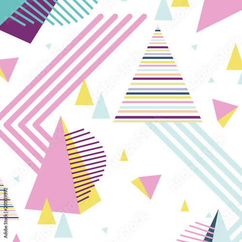 color abstract graphic figures style background