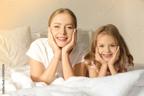 Happy mother and her daught...