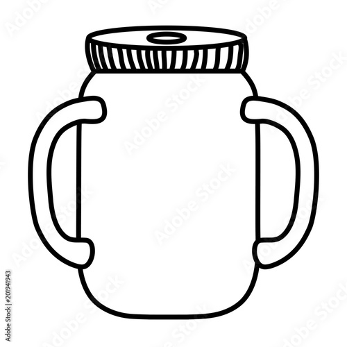 line preserve bottle glass object design