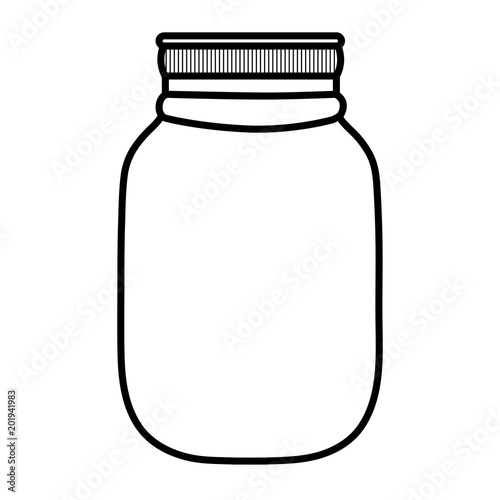line fragile glass bottle preserve object