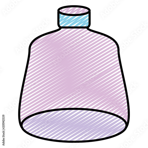 doodle nice and clean glass bottle object style