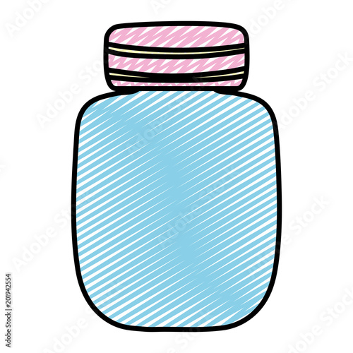 doodle cute clean bottle glass object
