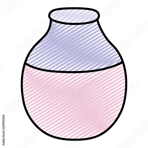 doodle cute glass bottle clean object