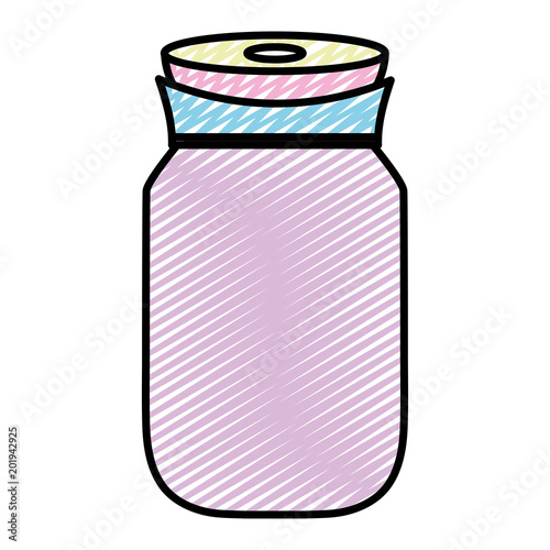 doodle transparent crystal bottle object design