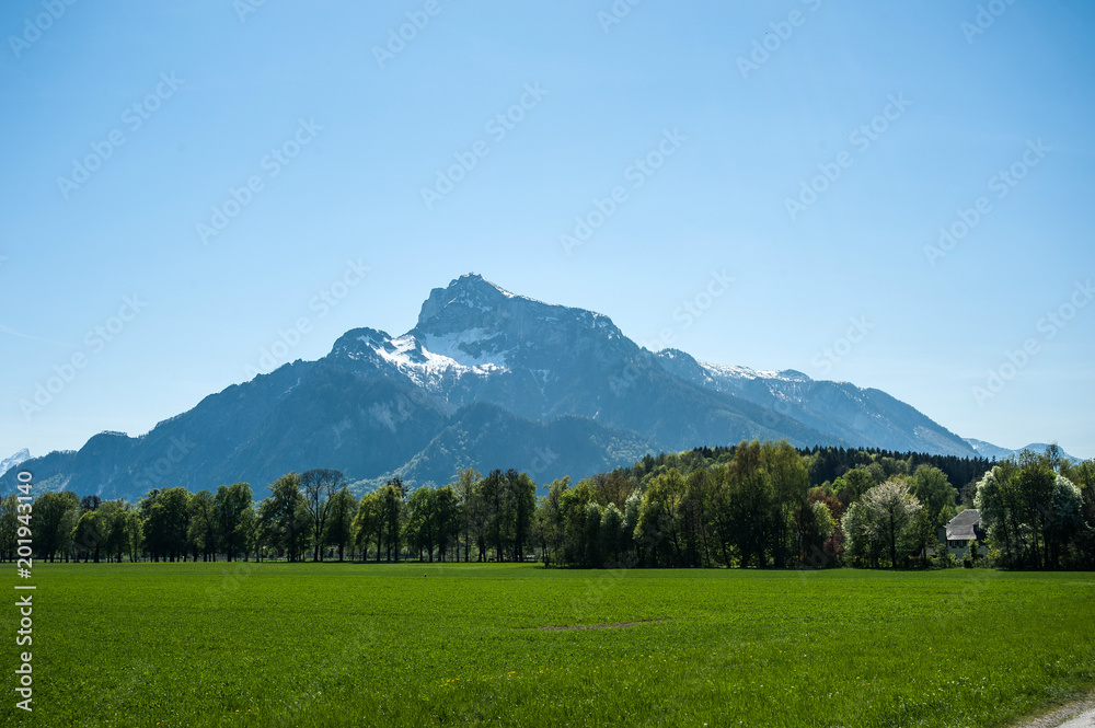 Fototapeta premium Salzburg, Hellbrunn, Sommer, fremdenverkehr, natur