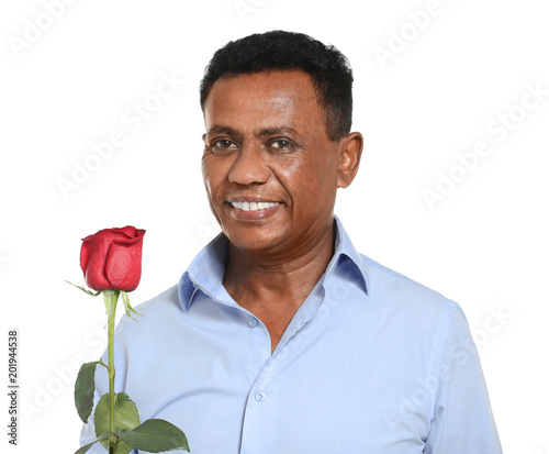 Mature African-American man...