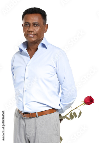 Mature African-American man...