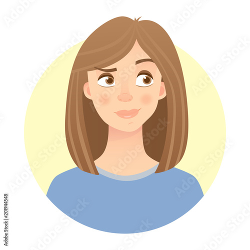 emotions of womans face