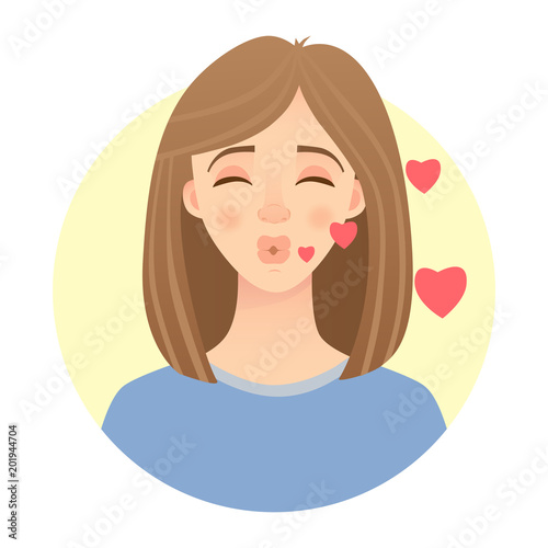 emotions of womans face