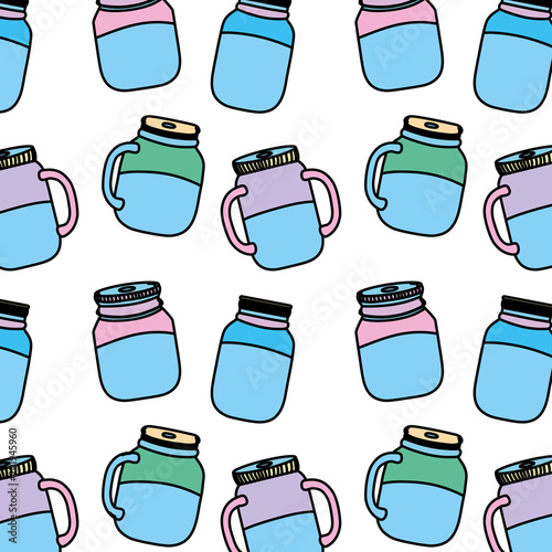 color water inside glass bottle object background