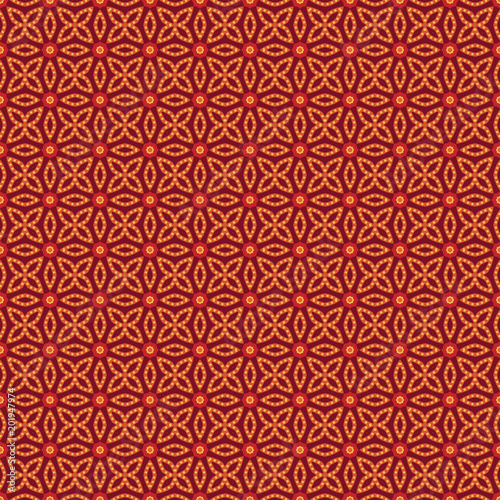 Ancient Geometric pattern in repeat. Fabric print. Seamless background, mosaic ornament, ethnic style.