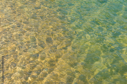 Nature texture of clear transparent water