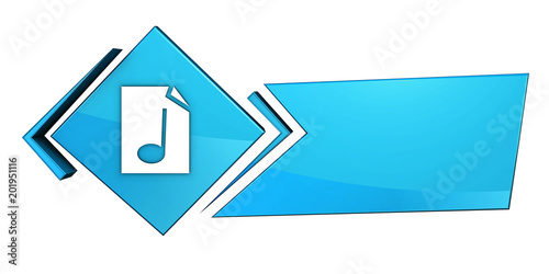 Free Download Niebieski baner 3D - GFXLoad