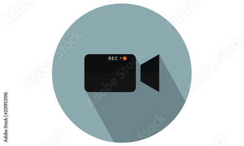 Video / Movie Camera Camcoder Vector graphic