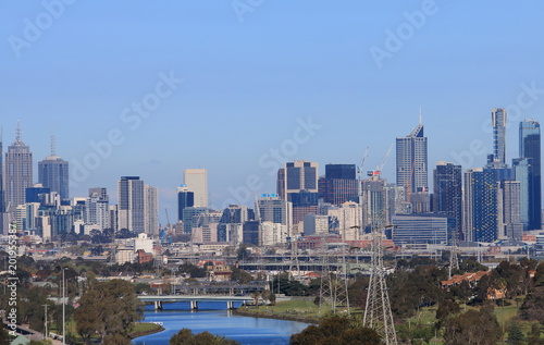 Melbourne cityscape Australia