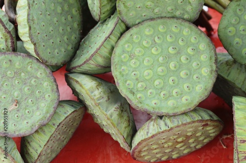 lotus seed at street food photo