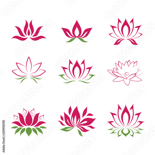 lotus flower icons