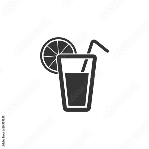 Glass of juice icon. Simple element illustration. Glass of juice symbol design from Pregnancy collection set. Can be used in web and mobile
