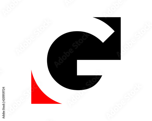 Free Download gestalt initial letter typography typeset logotype alphabet font image vector icon logo - GFXLoad