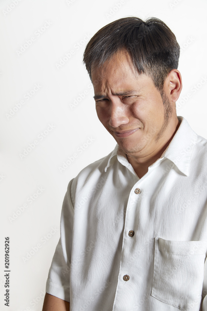 Handsome Man with a Worried Expression Handsome Man with a Worried Expression