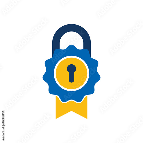 Best Lock Logo icon Design