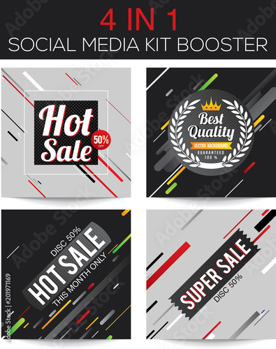 Multipurpose social media kit booster