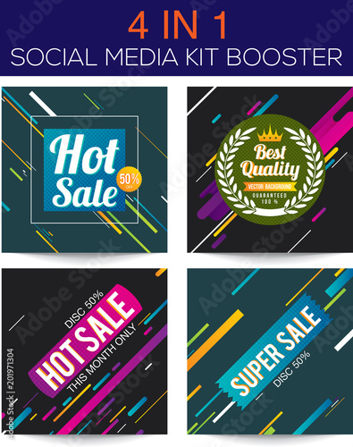 Multipurpose social media kit booster
