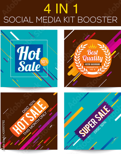 Multipurpose social media kit booster