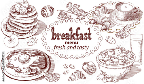 Sketch breakfast menu.