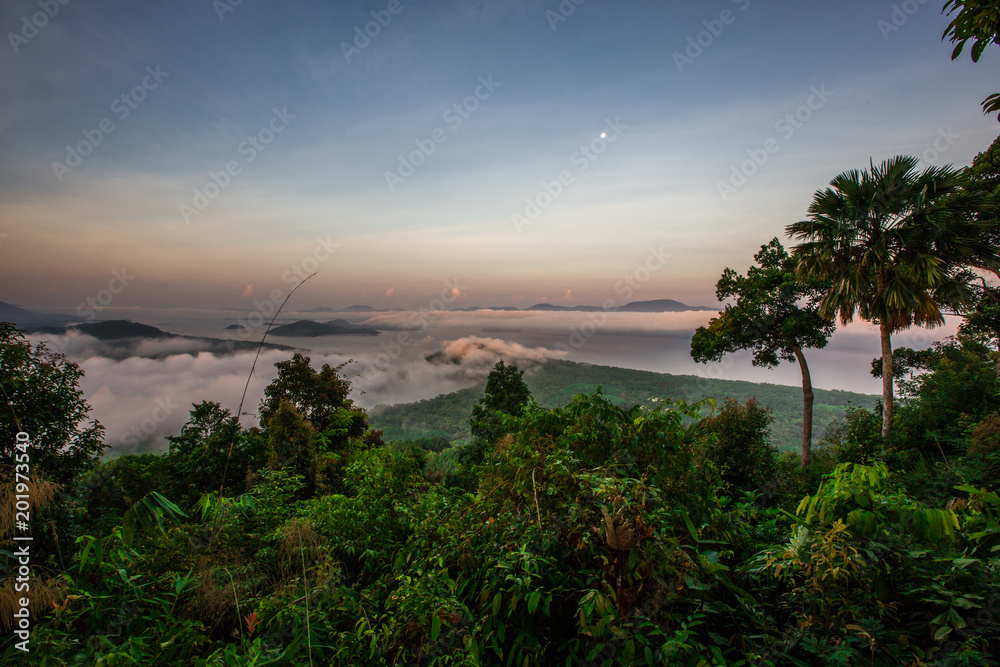 Khao fa chi viewpoint in ranong province thailand Khao fa chi viewpoint in ranong province thailand